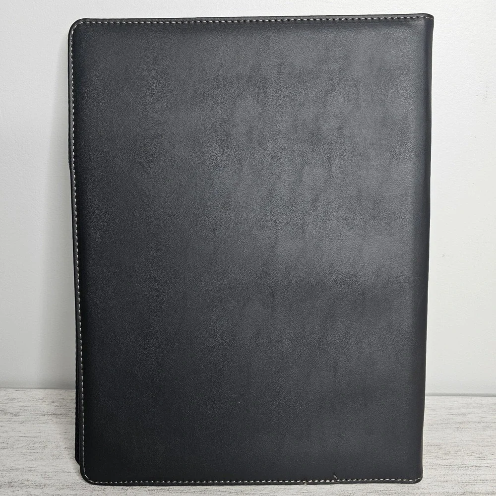 BLUE‎ SKY Professional Padfolio Portfolio Organizer w/ Notepad & Leather Cover